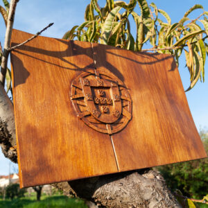 Bandeira de Portugal 3D Curva