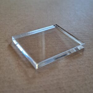 Acrílico transparente de 3mm a 5mm