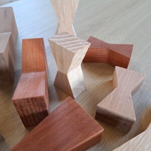 Laços de reforço em madeiras de 25mm, vários tamanhos e madeiras