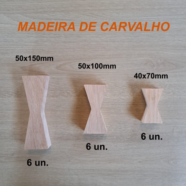Laços de reforço em madeiras de 25mm, vários tamanhos e madeiras - Image 2