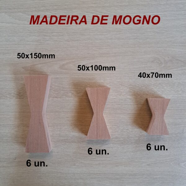 Laços de reforço em madeiras de 25mm, vários tamanhos e madeiras - Image 3